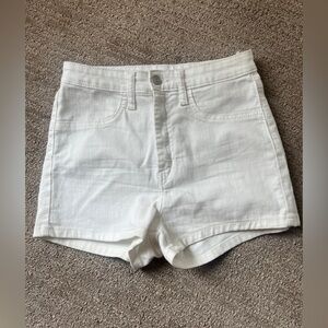 WILD FABLE - women’s white high waisted shorts